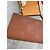 Pochette Louis Vuitton in Pelle Marrone Cognac - vista 3
