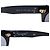 Occhiali da sole Chanel logo nero e oro 03517 D'oro - vista 6
