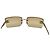 Gafas de sol Chanel CC Logo con strass marrón amarillo con tinte dorado Castaño - vista 5