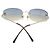 Chanel Silber Hellblau Ombre Randlose Sonnenbrille 4002 - Ansicht 4