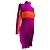 Dirk Bikkenbergs Vestido Dirk Bikkembergs de lã roxo e laranja S - vista 3