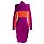 Dirk Bikkenbergs Vestido Dirk Bikkembergs de lã roxo e laranja S - vista 4