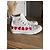 Comme Des Garcons Converse X Comme des Garçons Play Bianche - vista 3