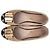 Salvatore Ferragamo Bailarinas de punta cap Ferragamo en ante marrón Castaño Roja - vista 9