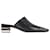 Balenciaga Typo Chrome Heel Mules in Black Leather  ref.1900473