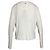 Hugo Boss Cardigã canelado Boss em viscose branca Branco Cru - vista 3