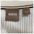 Hugo Boss Cardigã canelado Boss em viscose branca Branco Cru - vista 5