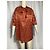 Blusa Chloé con fiocco in seta marrone Rosso - vista 7