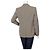 Max Mara Made in Italy Single-Breasted Lady's Tailored Wool Blazer, size 40 Grey - view 2