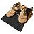 Sandali Chanel in pelle beige taglia 38