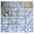 Hermès In the Shadow of Nine Peonies Blue Dark grey Silk  ref.1900552