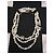 Coco Crush Chanel 2021 Pre-Fall Collana di Perle di Cristallo Dorato Gold hardware - vista 11