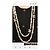 Coco Crush Chanel 2021 Pre-Fall Collana di Perle di Cristallo Dorato Gold hardware - vista 15