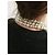 Coco Crush Chanel 2021 Pre-Fall Collana di Perle di Cristallo Dorato Gold hardware - vista 16