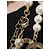 Coco Crush Chanel 2021 Pre-Fall Collana di Perle di Cristallo Dorato Gold hardware - vista 18
