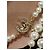 Coco Crush Chanel 2021 Pre-Fall Collana di Perle di Cristallo Dorato Gold hardware - vista 19