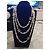 Coco Crush Chanel 2021 Pre-Fall Collana di Perle di Cristallo Dorato Gold hardware - vista 2