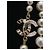 Coco Crush Chanel 2021 Pre-Fall Collana di Perle di Cristallo Dorato Gold hardware - vista 4
