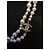 Coco Crush Chanel 2021 Pre-Fall Collana di Perle di Cristallo Dorato Gold hardware - vista 6