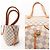 Sac tote Louis Vuitton Neverfull MM N40604 Blanc - vue 9
