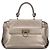 Borsa a mano in pelle Gancini di Salvatore Ferragamo 2way Argento Auth bs20081 - vista 13