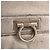Borsa a mano in pelle Gancini di Salvatore Ferragamo 2way Argento Auth bs20081 - vista 17