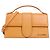 JACQUEMUS - Borsa a spalla Jacquemus Le Grand Bambino in pelle marrone
