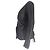 Giacca avvolgente Rick Owens in pelle nera Nero - vista 2
