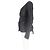 Giacca avvolgente Rick Owens in pelle nera Nero - vista 5