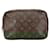 Louis Vuitton Monogram Toiletry Clutch  Brown Cloth  ref.1902576
