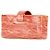 Vanity Chanel Patent Leather Mini Pouch Red White - view 2