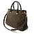 Borsa tote Louis Vuitton Monogram Pallas M42756 Nero - vista 2