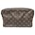 Louis Vuitton Monogram Toiletry Clutch Brown Cloth  ref.1902982