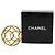 Spilla dorata con motivo circolare del marchio Coco Chanel D'oro Metallico - vista 4