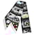 Hermès Hermes Silk Twilly Scarf Black Multi Cloth  ref.1903238