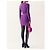 Chanel Violette Strickkleid Lila - Ansicht 3