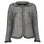 Chanel Tweed Jacke Schwarz Grau Anthrazitgrau