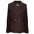 Chanel Braune Jacke Knöpfe Schmuck Dunkelbraun