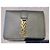 Cartera Saint Laurent de cuero verde con logo dorado - vista 2