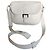 Borsa Longchamp in pelle bianca granulata con patta Bianco
