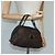 Bolso de mano BALLY de lona verde marrón Auth ti2363 Castaño - vista 22