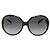Chanel Coco Mark Sunglasses Black Plastic