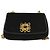 Borsa a spalla CHANEL Chain Gripoix in suede nero CC Auth hk1073 - vista 2