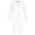 Camisa de botón con cuello oversized en algodón blanco Ganni - vista 4
