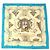 Hermès Hermes Silk Scarf A LA GLOIRE DE LA CUISINE FRANCAISE Blue