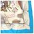 Hermès Hermes Silk Scarf A LA GLOIRE DE LA CUISINE FRANCAISE Blue - view 5