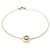 Bracciale in diamante Chanel Coco Crush K18YG D'oro Metallico