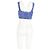 Autre Marque Rotate Birger Christensen Bridy Knit Crop Top en Nylon Azul Azul claro - vista 2