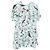 Vestido Mini Impreso Red Valentino en Poliéster Turquesa - vista 2