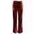 Pantaloni larghi in velluto con zip e logo Louis Vuitton Marrone - vista 5
